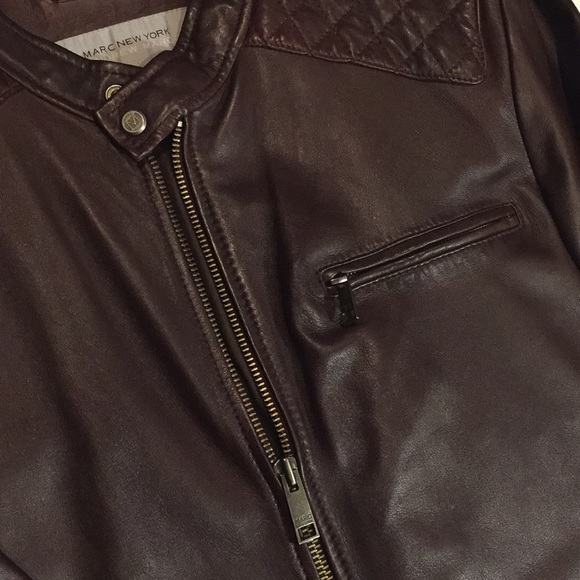 Marc New York Men’s Leather Jacket - Picture 2 of 5
